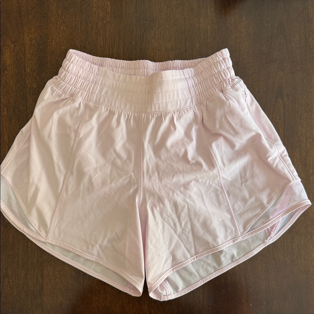 Lululemon size 2 Hotty Hot Light Pink Athletic Shorts